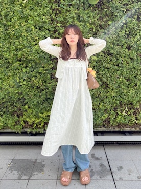 かほこ。さん（レディース・162cm）の夏コーディネート