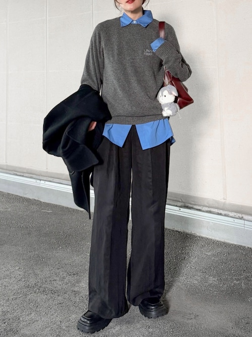 リラックスフルイドワイドレッグパンツ（スラックス）｜COS（コス）の