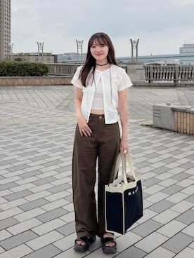 かほこ。さん(レディース・162cm)の夏コーディネート