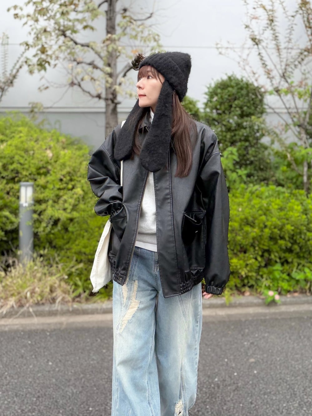 かほこ。｜ZARAのニットキャップ/ビーニーを使ったコーディネート - WEAR