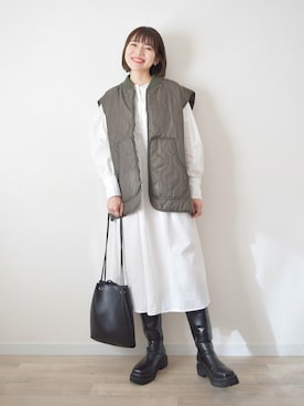 「ROTHCO（ロスコ）のアイテム（その他アウター）」を使った、かほこ。さん（レディース・162cm）の秋コーディネート