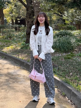 かほこ。さん（レディース・162cm）の春コーディネート