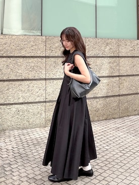 「CLANE（クラネ）のアイテム」を使った、かほこ。さん（レディース・162cm）の夏コーディネート