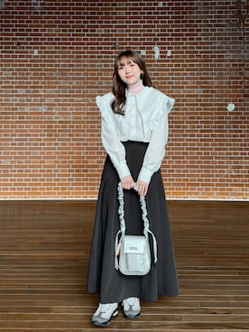 「DAY CLOSET（デイ クローゼット）のアイテム」を使った、かほこ。さん（レディース・162cm）の春コーディネート