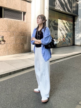 「ZARA（ザラ）のアイテム」を使った、かほこ。さん（レディース・162cm）の夏コーディネート