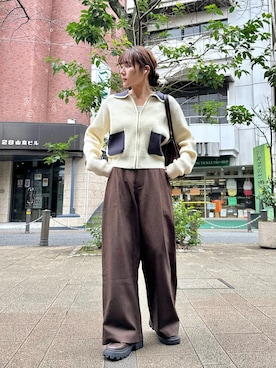 かほこ。さん（レディース・162cm）の秋コーディネート