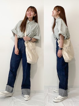 かほこ。さん（レディース・162cm）の夏コーディネート