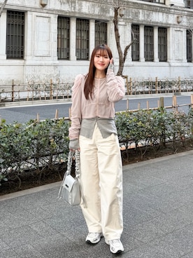 かほこ。さん（レディース・162cm）の春コーディネート