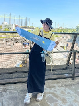 「SHAKA（シャカ）のアイテム」を使った、かほこ。さん（レディース・162cm）の夏コーディネート