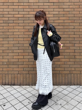 「FREAK'S STORE（フリークスストア）のアイテム」を使った、かほこ。さん（レディース・162cm）の春コーディネート