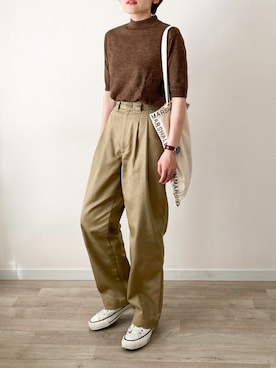 かほこ。さん（レディース・162cm）の春コーディネート