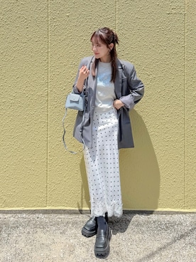 「MARITHE + FRANCOIS GIRBAUD（マリテフランソワジルボー）のアイテム」を使った、かほこ。さん（レディース・162cm）の夏コーディネート