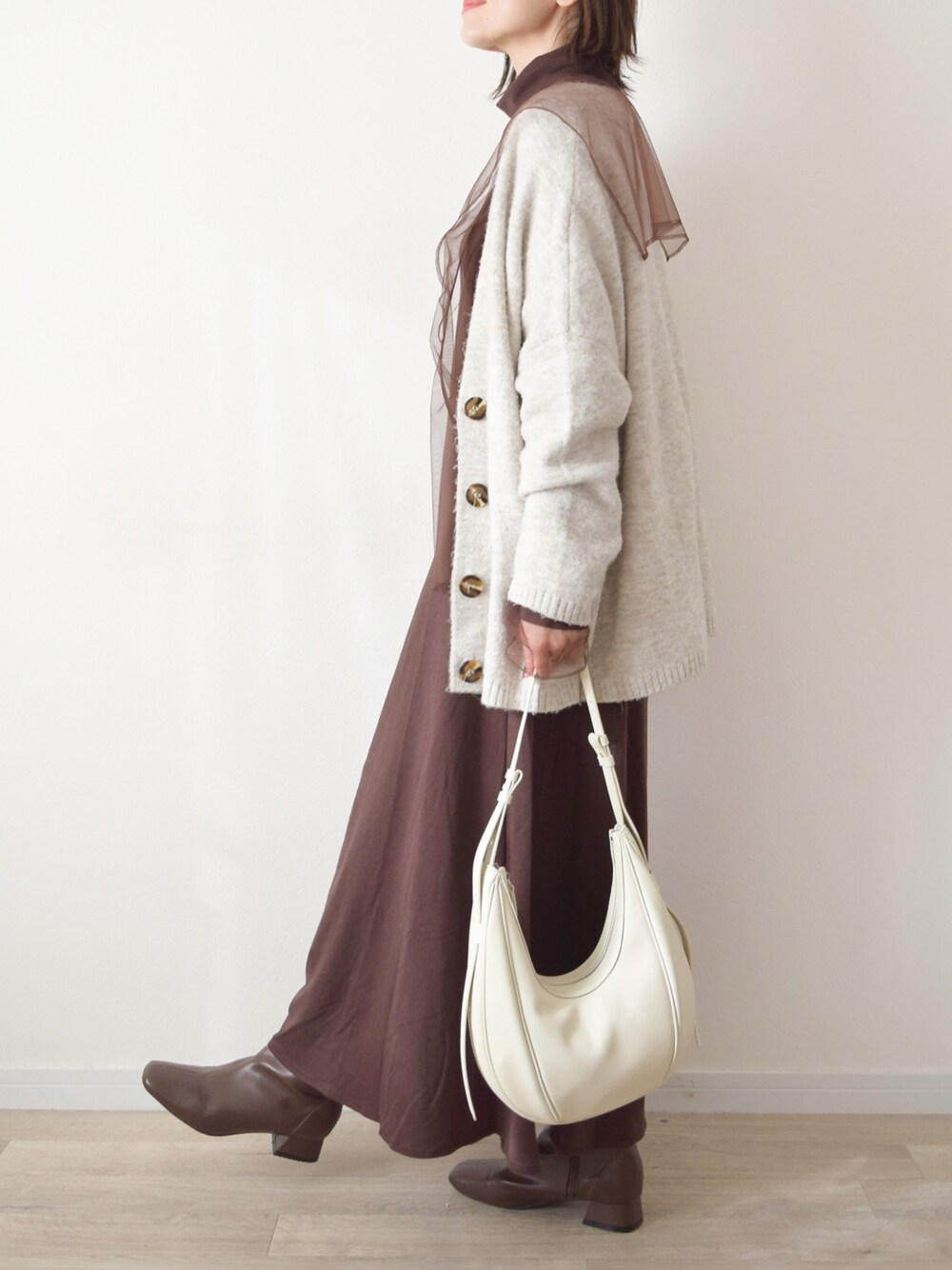 6（ロク）の「＜6(ROKU)＞TULLE SAILOR COLLAR＆VEST/トップス