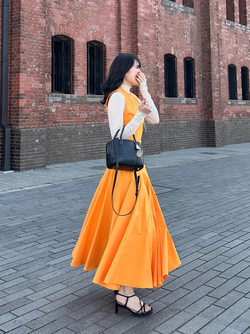 ZARA - ザラ サマーニット ショート丈 五分袖 クルーネック