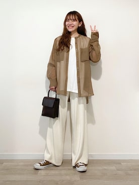 かほこ。さん（レディース・162cm）の夏コーディネート