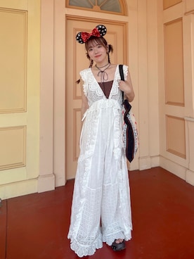 「NIKE（ナイキ）のアイテム（サンダル）」を使った、かほこ。さん（レディース・162cm）の夏コーディネート