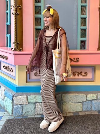 6 (ROKU) - 【美品】6(ROKU) ロク COLOR MOKU VEST/ベスト オレンジ 6（ロク）の「＜6(ROKU)＞SASHIKO MOTIF JACQUARD VEST/ベスト