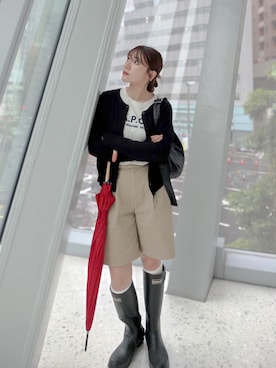 かほこ。さん（レディース・162cm）の夏コーディネート
