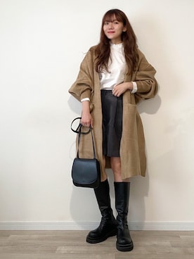 「TONE SELECT GOODS（トーンセレクトグッズ）のアイテム」を使った、かほこ。さん（レディース・162cm）の秋コーディネート