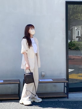 かほこ。さん（レディース・162cm）の夏コーディネート