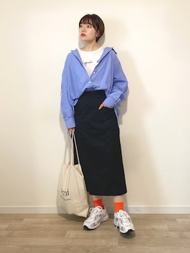 「LUCA/LADY LUCK LUCA（ルカ/レディラックルカ）のアイテム」を使った、かほこ。さん（レディース・162cm）の春コーディネート