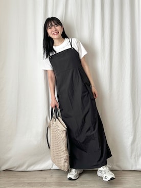 「MARCHER（マルシェ）のアイテム」を使った、かほこ。さん（レディース・162cm）の夏コーディネート