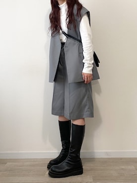 「JOURNAL STANDARD relume（ジャーナルスタンダード　レリューム）のアイテム（ブルゾン）」を使った、かほこ。さん（レディース・162cm）の秋コーディネート