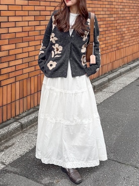 かほこ。さん（レディース・162cm）の春コーディネート