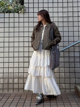 かほこ。さん(レディース・162cm)の春コーディネート