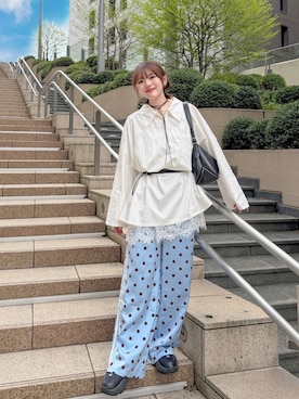 「WEGO（ウィゴー）のアイテム」を使った、かほこ。さん（レディース・162cm）の春コーディネート