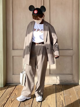 かほこ。さん（レディース・162cm）の春コーディネート