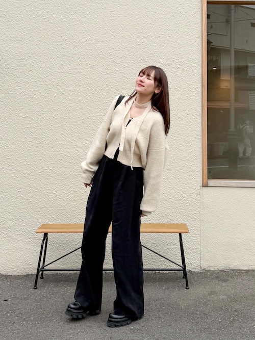 リラックスフルイドワイドレッグパンツ（スラックス）｜COS（コス）の