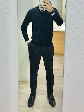 「FRANCO BASSI（フランコバッシ）のアイテム」を使った、RTさん（メンズ・177cm）の秋コーディネート