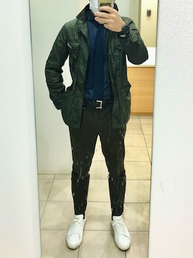 「ASPESI（アスペジ）のアイテム（ジャケット/アウター）」を使った、RTさん（メンズ・177cm）の冬コーディネート