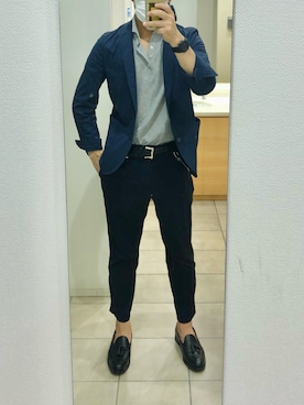 「GIANNETTO（ジャンネット）のアイテム」を使った、RTさん（メンズ・177cm）の夏コーディネート