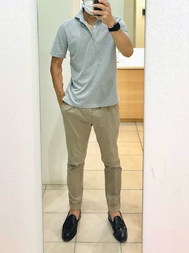 「GIANNETTO（ジャンネット）のアイテム」を使った、RTさん（メンズ・177cm）の秋コーディネート