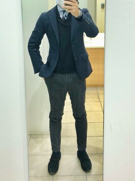 「Giab's（ジャブス）のアイテム」を使った、RTさん（メンズ・177cm）の秋コーディネート