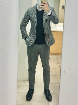 「FRANCO BASSI（フランコバッシ）のアイテム」を使った、RTさん（メンズ・177cm）の秋コーディネート