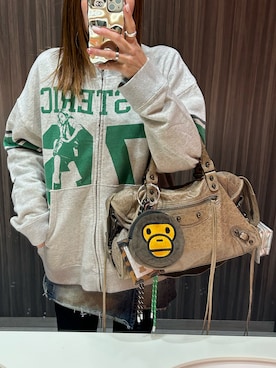 「HYSTERIC GLAMOUR（ヒステリックグラマー）のアイテム（その他アウター）」を使った、M𓅜さん（レディース・161cm）の冬コーディネート