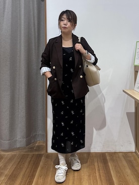 「VIS（ビス）のアイテム（ジャケット/アウター）」を使った、SHIGEさん（レディース・165cm）の秋コーディネート