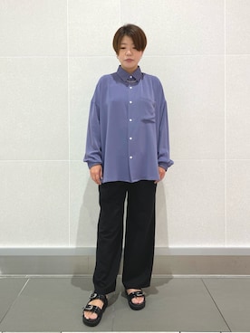 「JUNRED（ジュンレッド）のアイテム（アクセサリー）」を使った、SHIGEさん（レディース・165cm）の夏コーディネート