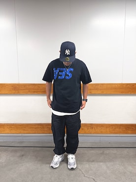 「アイテム（デジタル腕時計）」を使った、RWCさん（メンズ・168cm）の秋コーディネート