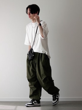 「y/m by sawa（イムバイサワ）のアイテム」を使った、sawaさん（メンズ・173cm）の春コーディネート