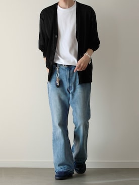 「GLOSTER（グロスター）のアイテム」を使った、sawaさん（メンズ・173cm）の春コーディネート