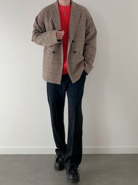 「パラブーツ」｜「アイテム（その他シューズ）」を使った、sawaさん（メンズ・173cm）の春コーディネート