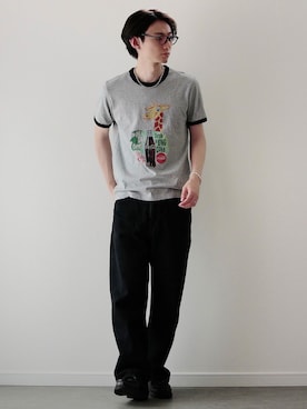「アメカジコーデ」｜「アイテム（その他シューズ）」を使った、sawaさん（メンズ・173cm）の夏コーディネート