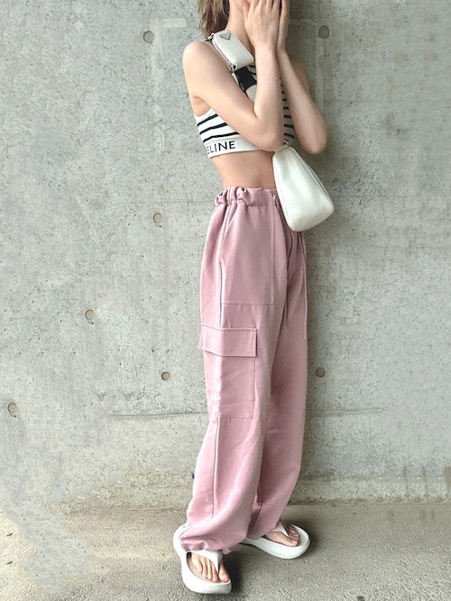 【希少】CELINE セリーヌ キャミソール スタッズ ロゴ　夏コーデ 希少】CELINE セリーヌ キャミソール スタッズ ロゴ 夏コーデ