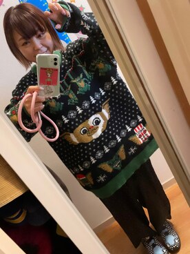 「Gremlins（グレムリン）のアイテム」を使った、◎みお◎さん（レディース・150cm）の冬コーディネート