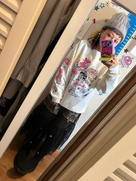 「アイテム（帽子）」を使った、◎みお◎さん（レディース・150cm・30代）の秋コーディネート