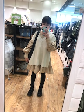 「BARCOS（バルコス）のアイテム」を使った、AnPさん（レディース・152cm）の秋コーディネート